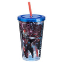 Marvel Comics: Captain America - Civil War 18oz Acrylic Cup, Multicolored, Vandor