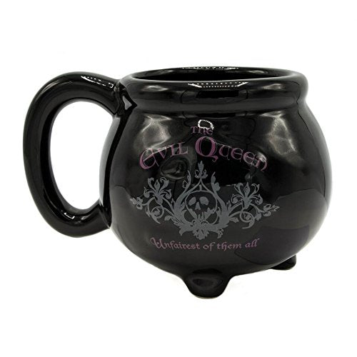 Cargue la imagen en el visor de la galería, Disney The Evil Queen Black Kettle 20oz. Ceramic Mug - Kryptonite Character Store
