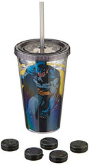 DC Comics Batman Straw Cup with Bat Logo - Kryptonite Character Store