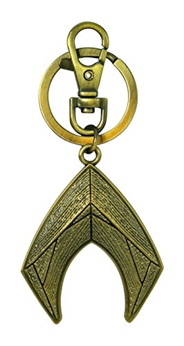 DC Justice League Movie Aquaman Logo Keychain - Kryptonite Character Store