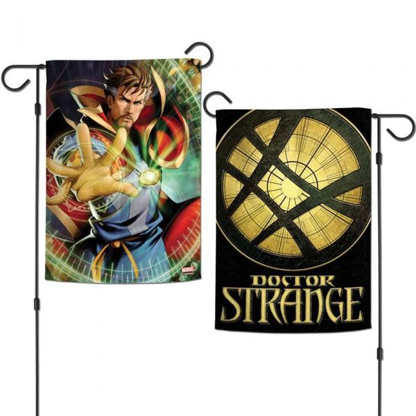 Marvel Comics 2021: Doctor Strange - Banderas de jardín Marvel de 2,5" x 18" (doble cara)