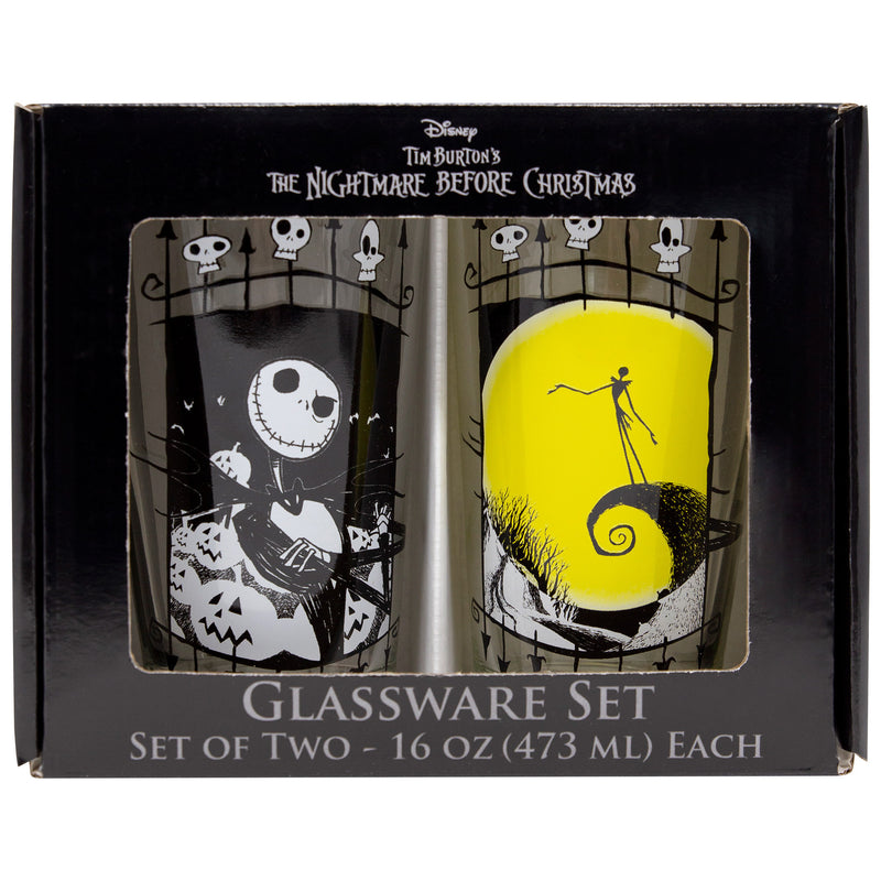 Disney: The Nightmare Before Christmas - Jack Pub Pint Glass Set (2 Pack)