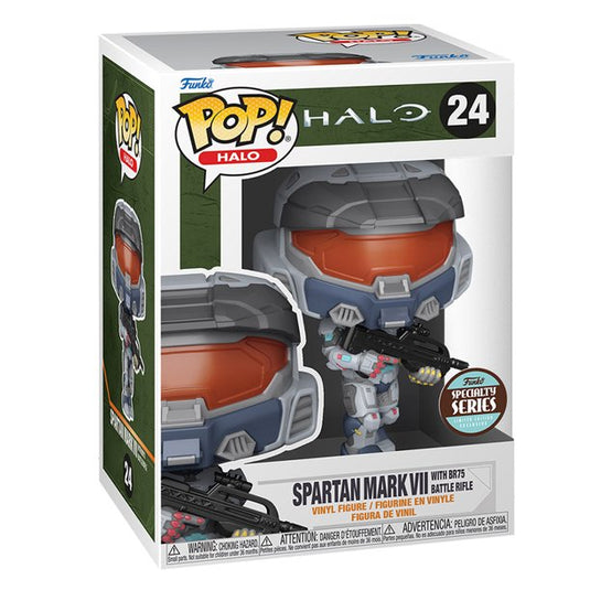 ¡Funko POP! Halo Infinite - Mark VII con rifle de batalla BR75 (serie especial)