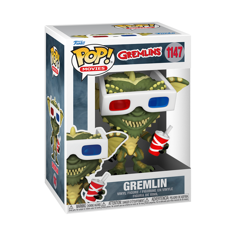 ¡Funko POP! Películas: Gremlins - Gremlin con gafas 3D 