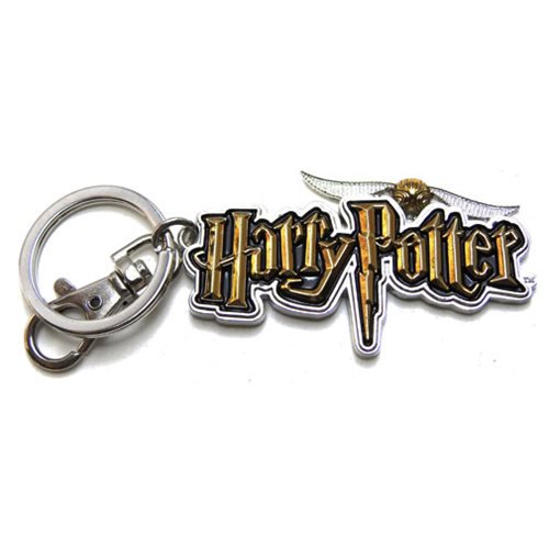 Harry Potter Logo Pewter Keychain - Kryptonite Character Store
