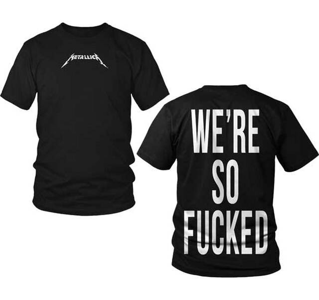 Camiseta Metallica - Estamos tan jodidos