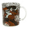 Harley Quinn Split Bat Logo Glass Coffee 17.5oz Mug - Kryptonite Character Store