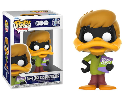 Chargez l&#39;image dans la visionneuse de la galerie, Funko Pop! Animation : Daffy Duck dans le rôle de Shaggy Rogers, figurine en vinyle
