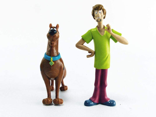 Scooby-Doo - Voiture moulée sous pression Mystery Machine 1:24 avec figurines Shaggy et Scooby de 2,75" 