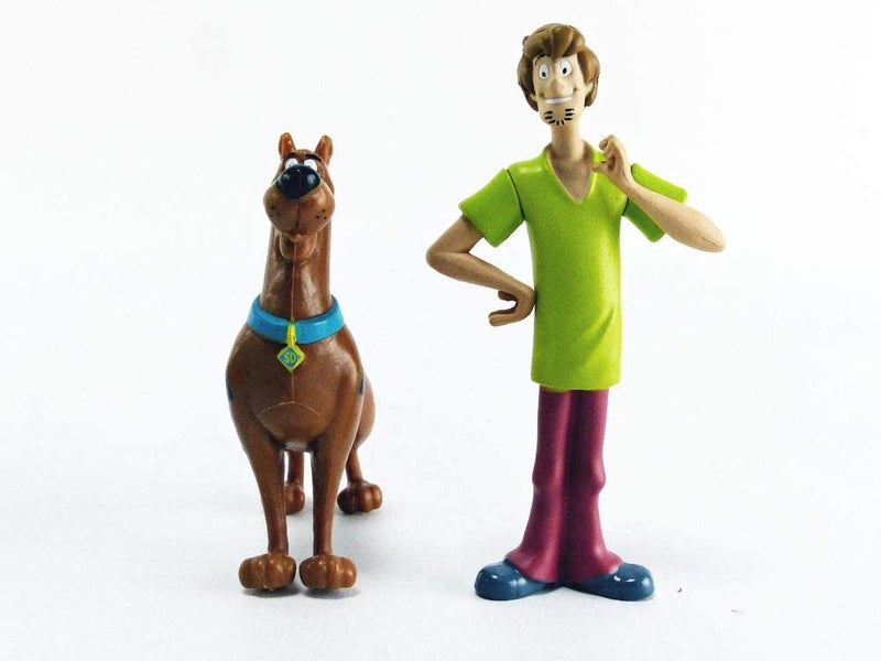 Scooby-Doo - Coche fundido a presión Mystery Machine 1:24 con figuras de Shaggy y Scooby de 2,75" 