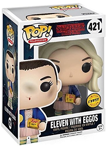 Cargue la imagen en el visor de la galería, ¡Funko POP! TV: Stranger Things - Once con peluca con Eggos con estuche protector Pop Box (Edición limitada - Chase)
