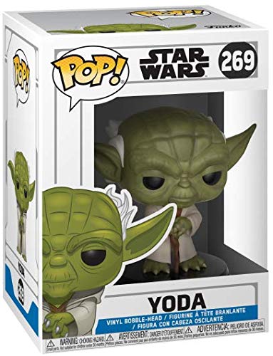 ¡Funko POP! Star Wars: Guerras Clon - Yoda 