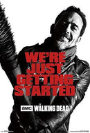 The Walking Dead Negan "We're Just Getting Started" Wall Poster - Kryptonite Character Store