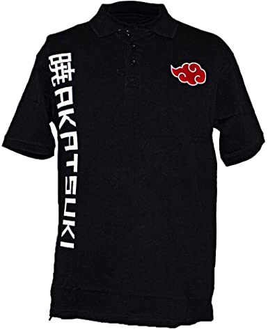 Naruto: Shippuden - Cloud Kanji Crew Adult Unisex Polo Shirt