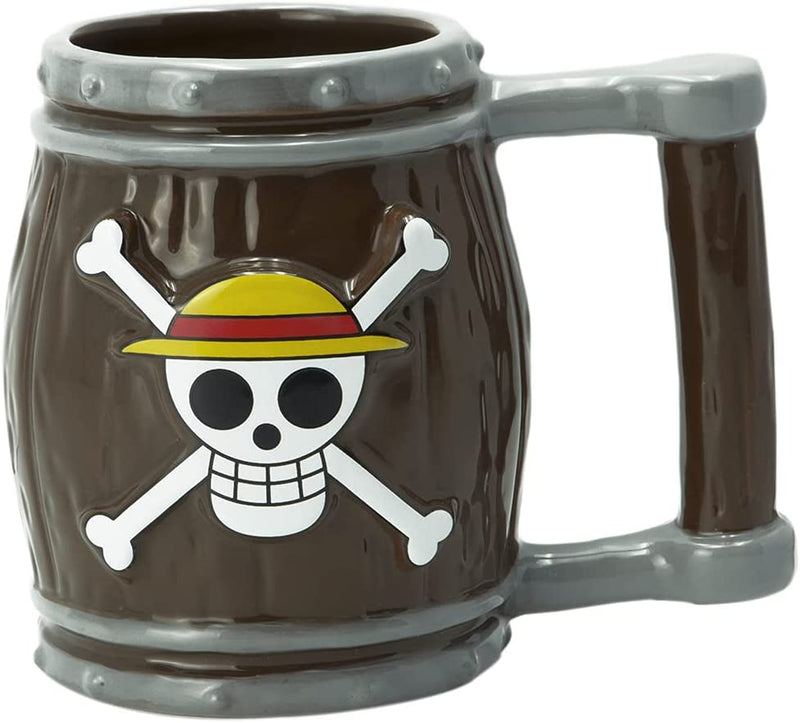 Chargez l&#39;image dans la visionneuse de la galerie, One Piece - Tasse 3D avec baril de chapeau de paille 
