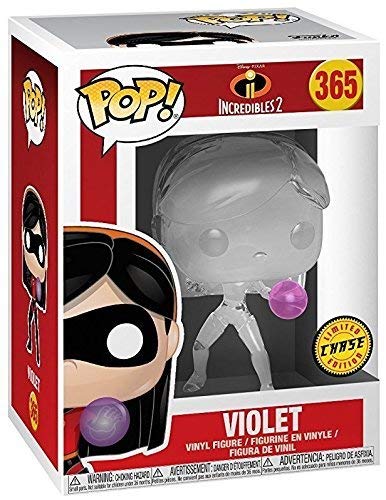 Funko POP! Disney Pixar: Incredibles 2 - Invisible Violet with Pop Box Protector Case (Limited Edition - Chase)