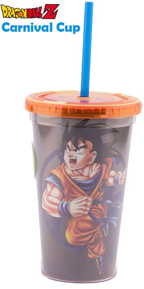 Dragon Ball Z Son-Goku Tumbler Travel Cup, 16oz - Kryptonite Character Store