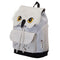 HARRY POTTER HEDWIG WHITE LEATHER BACKPACK WITH FUR
