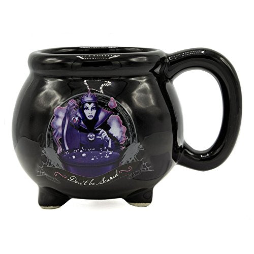 Disney The Evil Queen Black Kettle 20oz. Ceramic Mug - Kryptonite Character Store