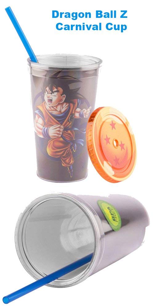 Dragon Ball Z Son-Goku Tumbler Travel Cup, 16oz - Kryptonite Character Store