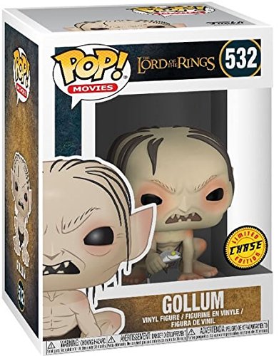 Cargue la imagen en el visor de la galería, ¡Funko POP! Películas: El Señor de los Anillos - Gollum con Pez con Estuche Protector Pop Box (Edición Limitada - Chase)
