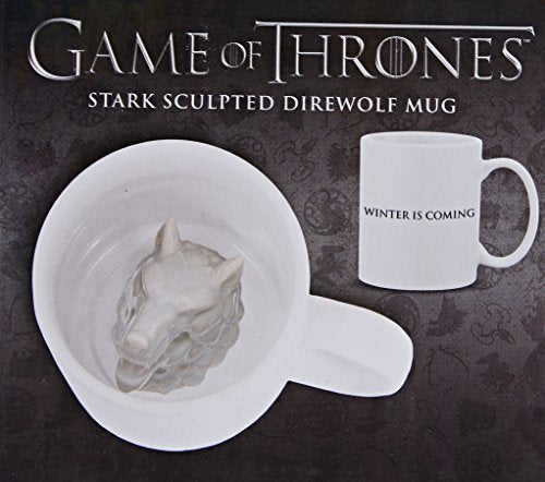 Game of Thrones Stark Direwolf Sculpted 12oz. Mug - Kryptonite Character Store