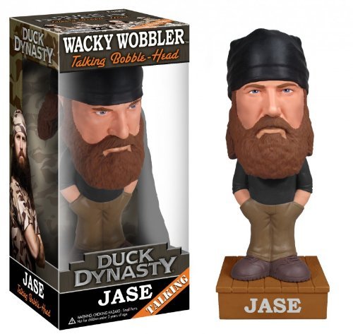 Duck Dynasty Jase - "Wacky Wobbler" Talking Bobblehead - Kryptonite Character Store