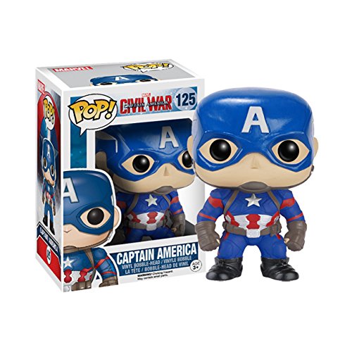 Load image into Gallery viewer, Funko POP Marvel: Captain America 3: Civil War Action Figure - Captain America - Kryptonite Character Store
