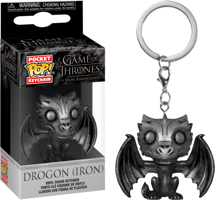 Funko POP! Keychain: Game of Thrones - Dragon (Iron)