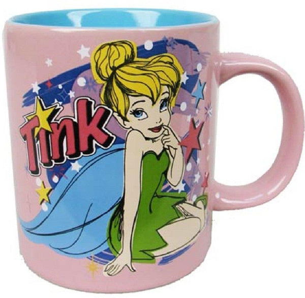 Disney Fairies Tinker Bell Sitting 14 oz. Ceramic Mug - Kryptonite Character Store