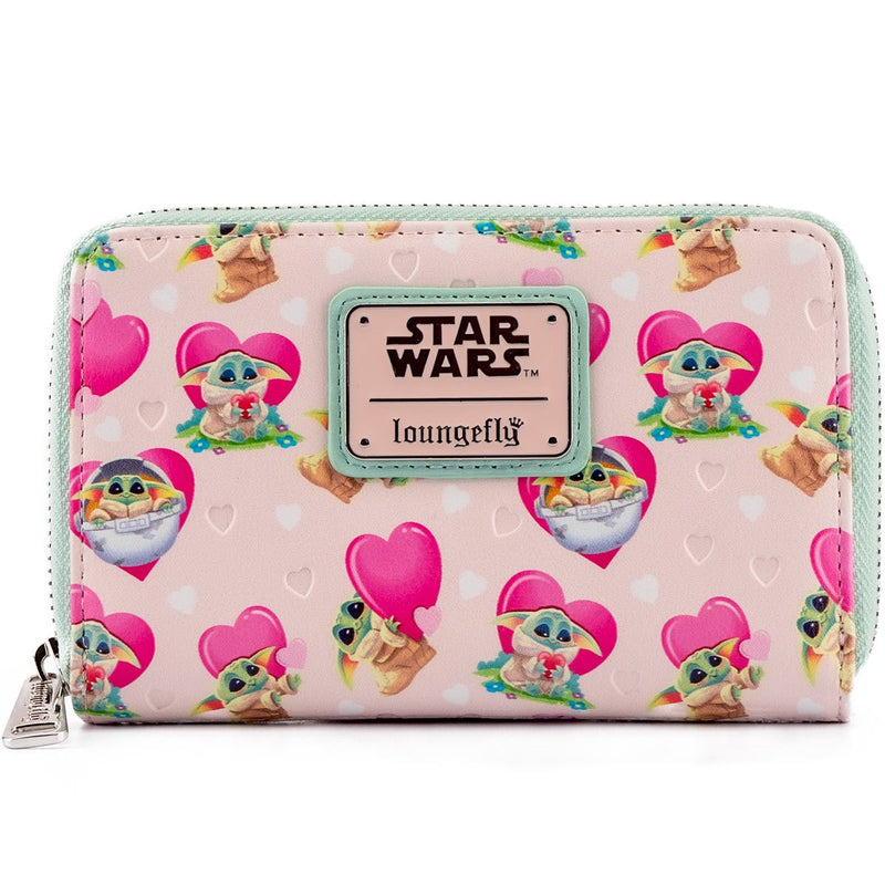 Star Wars: The Mandalorian - Grogu Valentines Zip Around Wallet