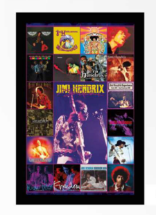 John Hendrix - Collage Framed Crystex Wall Art