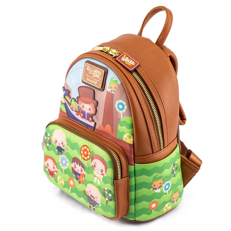 Load image into Gallery viewer, Loungefly Charlie and the Chocolate Factory - 50th Anniversary Mini Backpack
