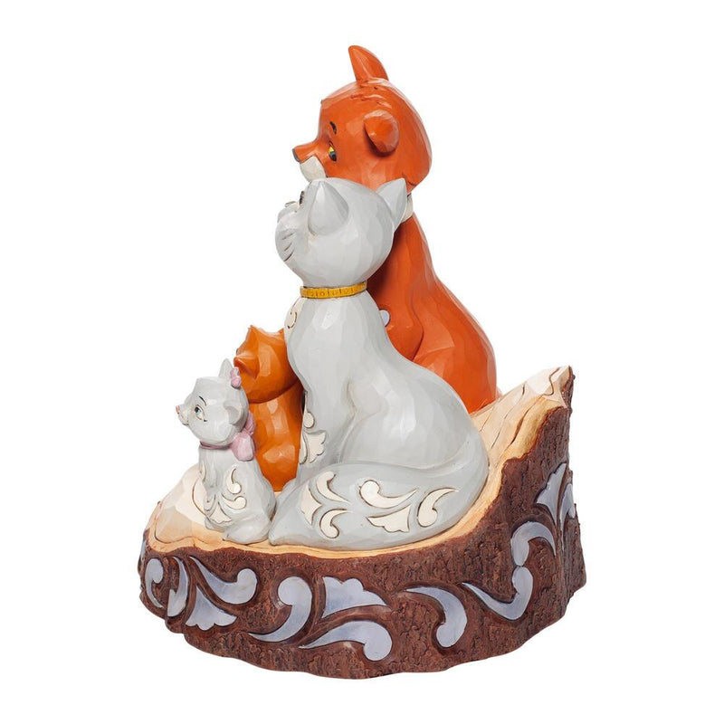 Disney Traditions : Les Aristochats – Figurine sculptée en forme de cœur