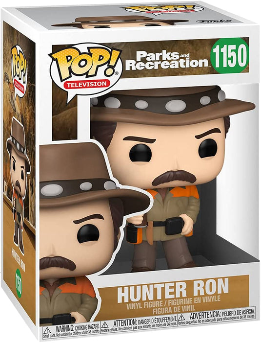 ¡Funko POP! TV: Parques y Recreación - Hunter Ron (los estilos pueden variar) (con Chase)