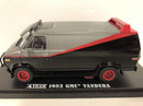 1983 GMC Vandura - The A-Team (TV Series, 1983-87), Authentic TV Show Decoration, Custom Themed Packaging, Officially Licensed, Protective Acrylic Case, Real Rubber Tires, Chrome Accents, - Kryptonite Character Store