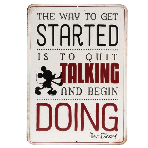 Open Road Brands - Mickey Mouse Embossed Metal Sign