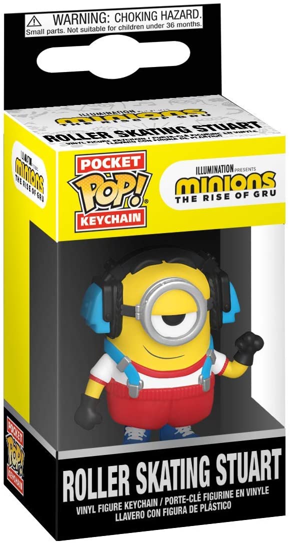 Funko POP! Keychain: Minions 2 - Roller Skating Stuart