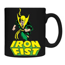 Surreal Entertainment Officially Licensed Marvel Superhero Iron Fist Coffee Molded Mug, 16 oz