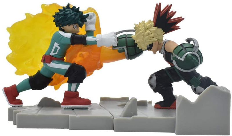 Cargue la imagen en el visor de la galería, My Hero Academia: Mega Craftable - Deku vs. Figura Bakugou
