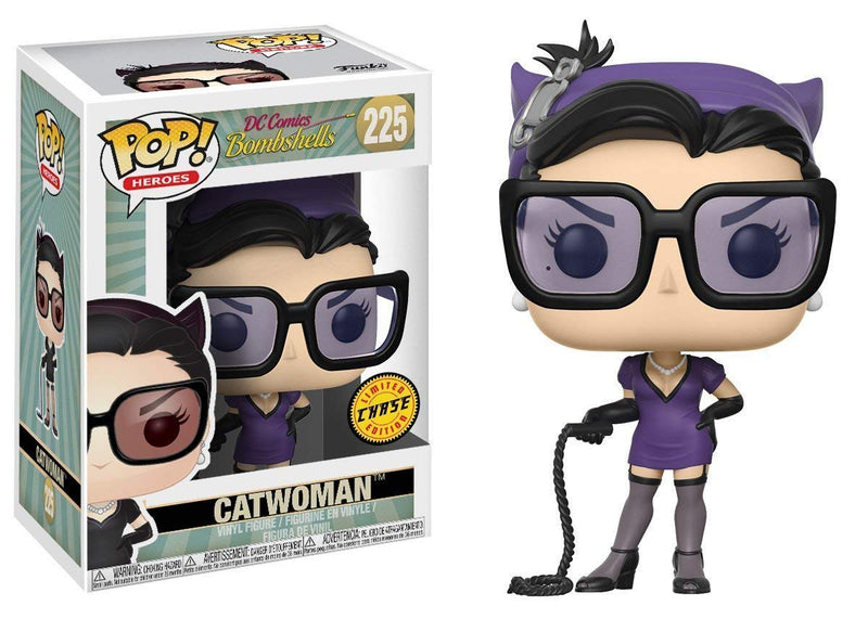 Funko POP! Heroes: DC Comics Bombshells - Catwoman with Pop Box Protector Case (Limited Edition - Chase)