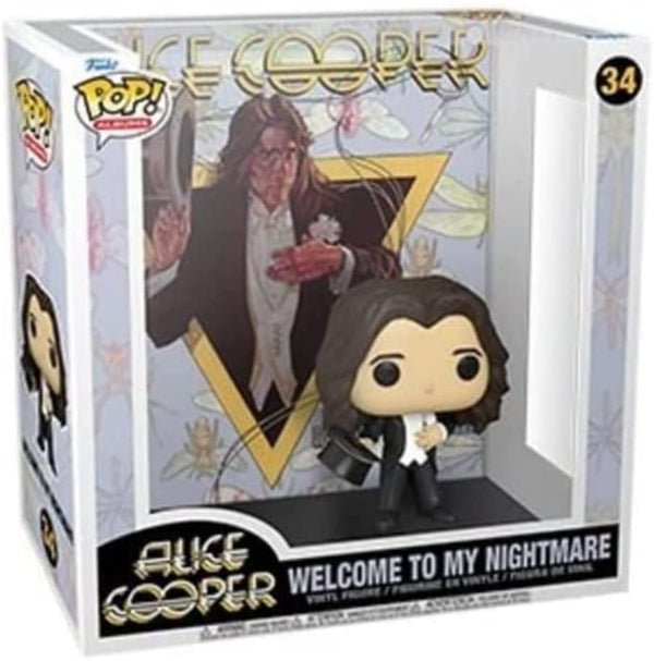 Funko POP! Albums : Alice Cooper - Figurine en vinyle Welcome to My Nightmare 