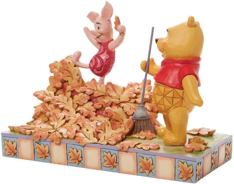 Disney Traditions - Pooh and Piglet Fall Figurine