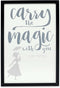 Disney: Mary Poppins - Carry The Magic Framed Wood Wall Decor