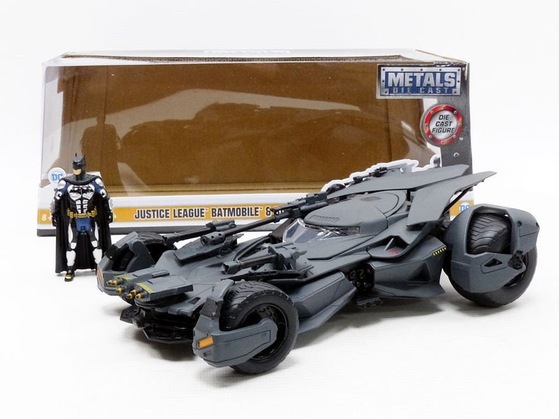DC Comics: Justice League - Batmobile with Tact Suit Batman Figure, Jada Toys