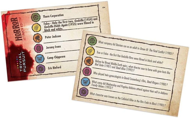 Horror Ultimate Edition - Featuring 1800 Questions Trivial Pursuit