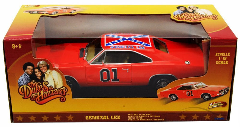 General Lee from the Dukes of Hazzard 1969 Charger 1:18 Scale