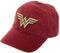 Wonder Woman Washed Red Cap Hat - Kryptonite Character Store