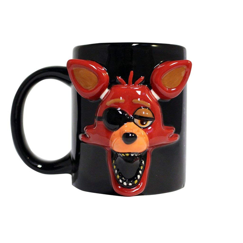 Five Nights at Freddy's Foxy Face Molded Relief Mug - Kryptonite Character Store