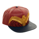 Bioworld Wonder Woman Suit Up Applique Snapback Baseball Hat - Kryptonite Character Store